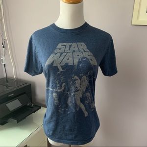 blue star wars t-shirt